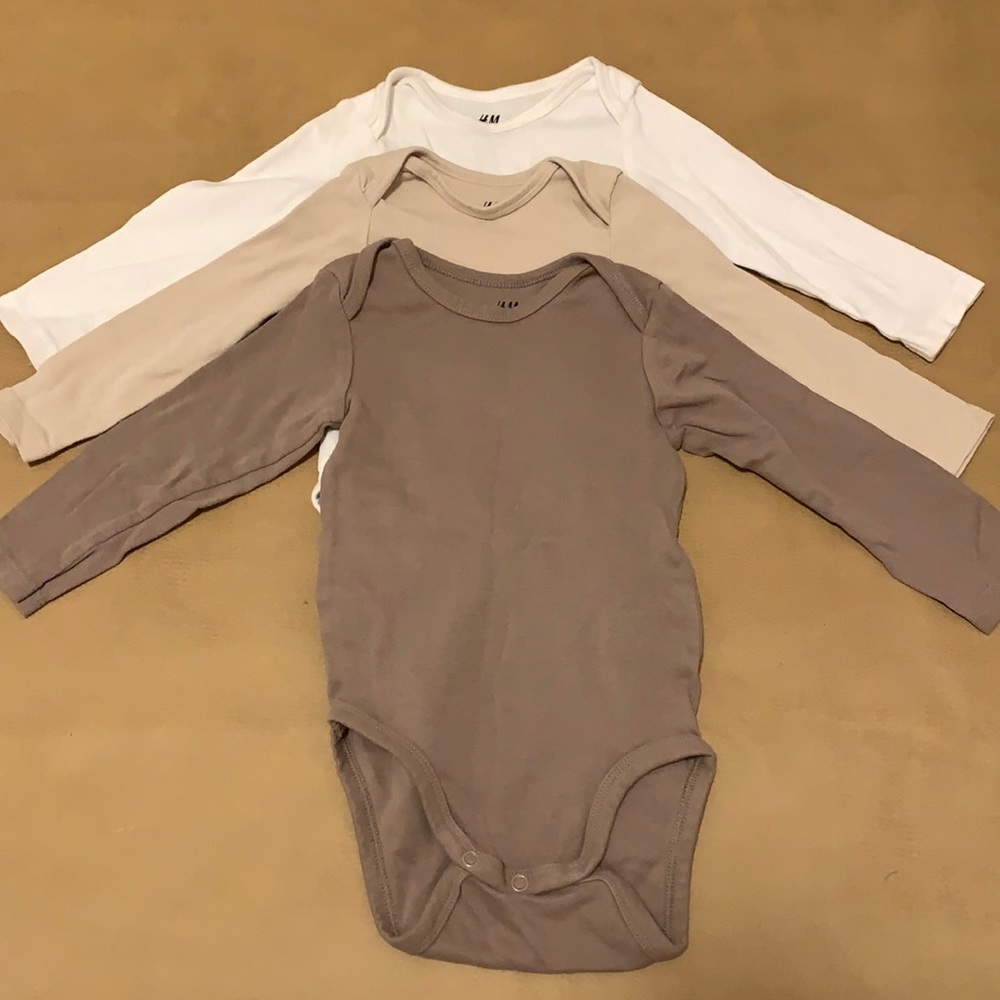 H&M baby onesies bodysuit 3-pack